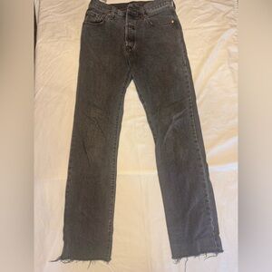 Levi's Women's Dark Gray Straight Jeans